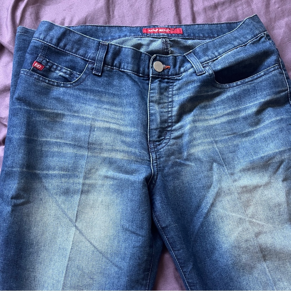 Miss Sixty vintage low rise flat faded jeans